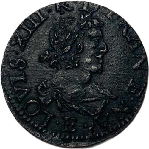 Louis xiii double - (1610-1643),