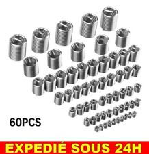 ✅ Insert Filetage Fil M3 M4 M5 M6 M8 M10 M12 Réparation Outils Manchon Spirale