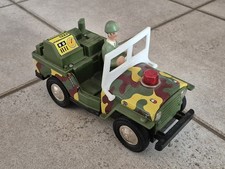 Jouet Ancien Jeep Militaire (⚠️ Non Testé)