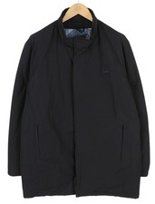 Mise Au Green Veste Homme L Noir Fermeture Éclair Haut Cou Isolation Doublé