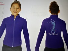 Mondor Model 24488 Polartec Sequin Skating Jacket - Ice Skates Violet