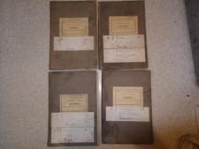 PLM.HAUT JURA.1913 A 1919...4 JOURNAUX.SERVICE DE LA VOIE.CARNETS D ATTACHEMENTS