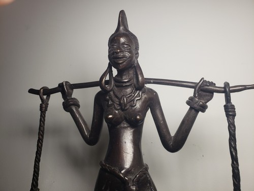Sculpture bronze burkina - bronze,
