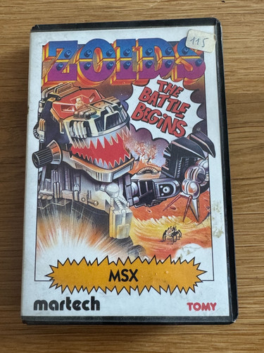 Zoids the battle begins msx - zoids,