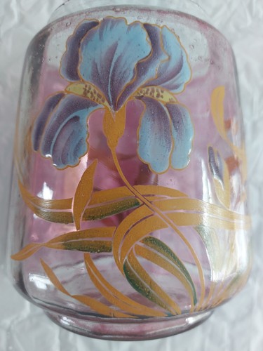 Pot verre émaillé - , à