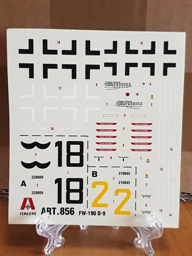 Decal italeri art 856 - , fw-190