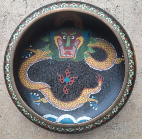 Chine coupe émail - coupe, en