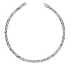Collier Fope Femme in Or blanc