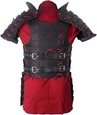 Samouraï médiéval en cuir - armure en cuir pour GN et costume de cosplay noir