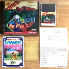 SPLATTERHOUSE COMPLET + REG NEC PC ENGINE PCE TURBOGRAFX HUCARD NTSC JAP CIB OVP