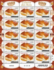 andorra 2025 Kings Cake Galette des Rois pastry frangipane cream almond 15v FULL