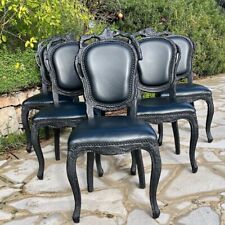 Rare suite de 6 chaises "Smoke" de Maarten Baas, Edition MOOOI.