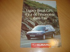 DEPLIANT Subaru Legacy Break GPL de 1997