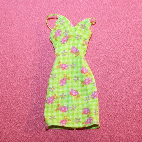 Robe vichy poupée barbie - poupée,
