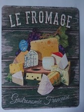 MAGNET PLAQUE AIMANTEE - LE FROMAGE - TBE