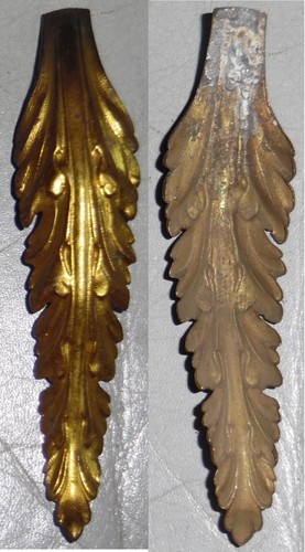 Feuille laiton doré - laiton,