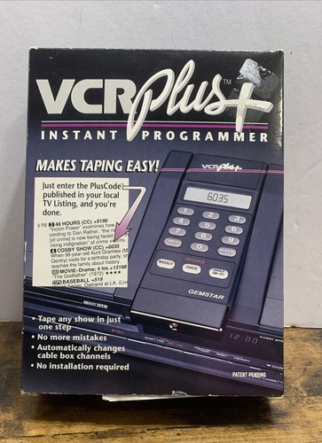 Vcr plus instant - plus+,