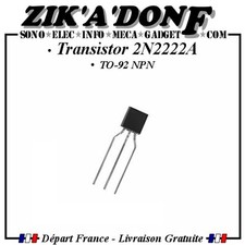 Transistor 2N2222 2N2222A - NPN - TO-92 Par 5 / 10 / 20 / 50