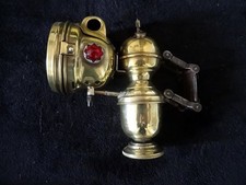 SUPERBE ANCIENNE LANTERNE ACETYLENE VINTAGE LAMPE CARBURE VELO  LAMP CARBIDE