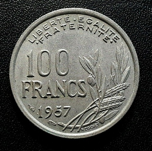 100 francs cochet 1957 paris - 100,