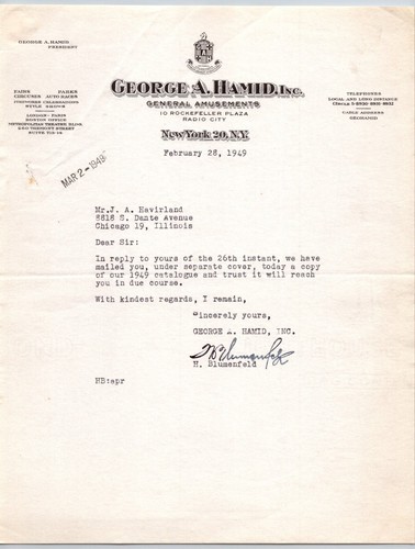 George hamid general - george, a.