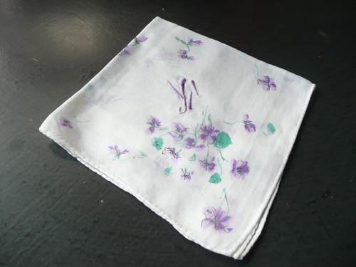 Mouchoir ancien vintage - ancien, en