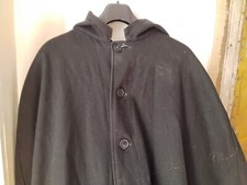 BURNOUS PELERINE CAVALERIE SPAHIS MEHARISTE GENDARMERIE AFRIQUE LAINE NOIRE QUAL
