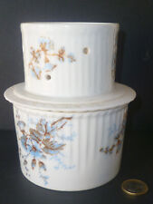 BEURRIER ANCIEN EN PORCELAINE