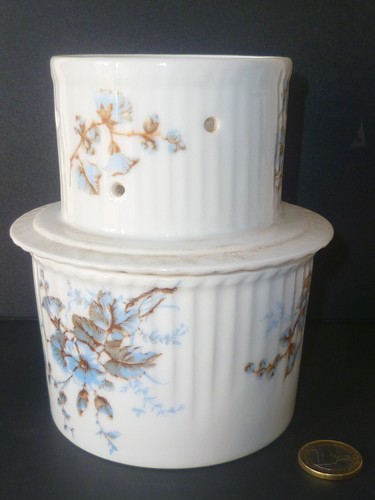 Beurrier ancien porcelaine - ancien,
