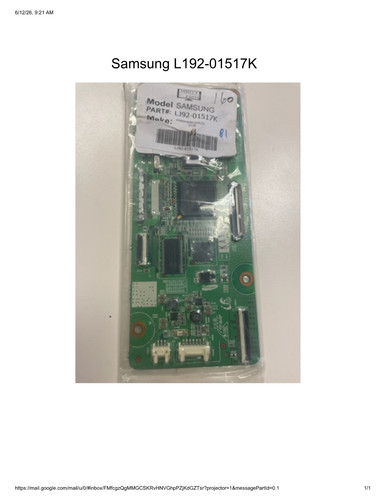 Samsung lj92 01517k - samsung, tv