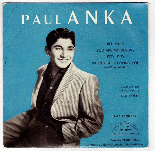 Paul anka red sails - paul,