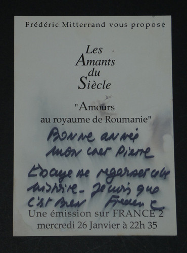 Frédéric mitterrand carte - mitterrand,