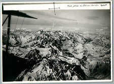 France, Photo aérienne des Ecrins avec la Condamine, vue prise au Fort des March