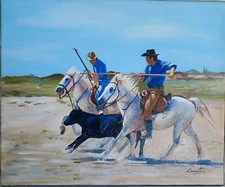 TABLEAU PEINTURE  HUILE SUR