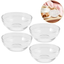  Lot de 4 mini bols en verre