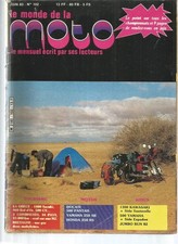 LE MONDE DE LA MOTO N°102 DUC 500 PANTAH / YAM 250 SR / HONDA 250 RS