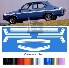 BANDES POUR RENAULT R12 GORDINI AUTOCOLLANT STICKER AUTO BD567