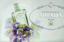 Publicité papier Parfum. Perfume ad. PRADA Iris Les Infusions  double page