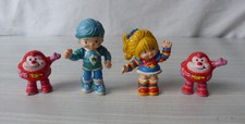 Pvc rainbow brite lot - -,