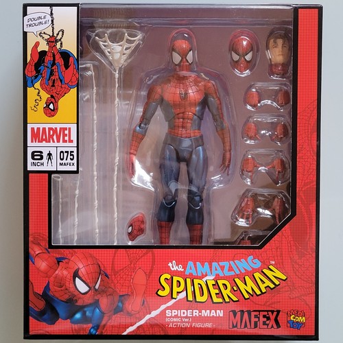 Mafex 075 spider man comic - spider-man,