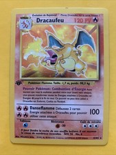 Carte Pokémon Dracaufeu 4/102 Edition 1 - Set de Base - FR