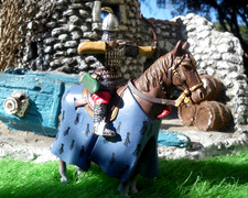 Soldat plomb MOYEN-AGE 