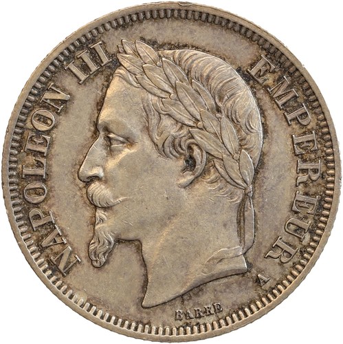 Francs napoléon iii tête - 2,