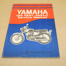 MANUEL REVUE TECHNIQUE D ATELIER YAMAHA 125 YAS1 YAS1-C 1969 -  SERVICE MANUAL