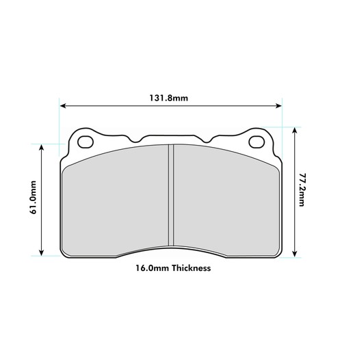 Ferodo ds2500 front - front, pads