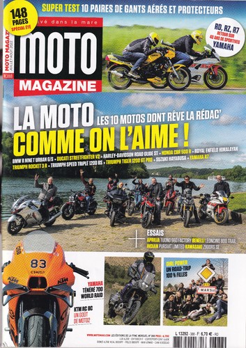 Moto magazine 388 yam - moto, n°388
