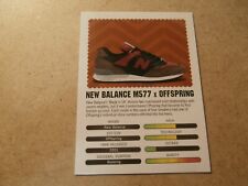 SNEAKERS NEW BALANCE M577 x OFFSPRING, TRADING "ROOKIE" CARD, COLLECTOR (JT29)