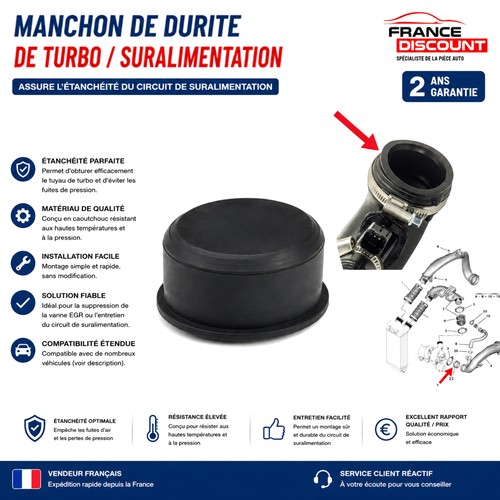 Joint durite turbo - de,