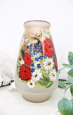 Grand vase vintage en verre