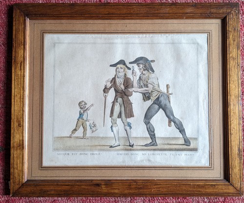 Ancien tableau xixe vernet - xixe,